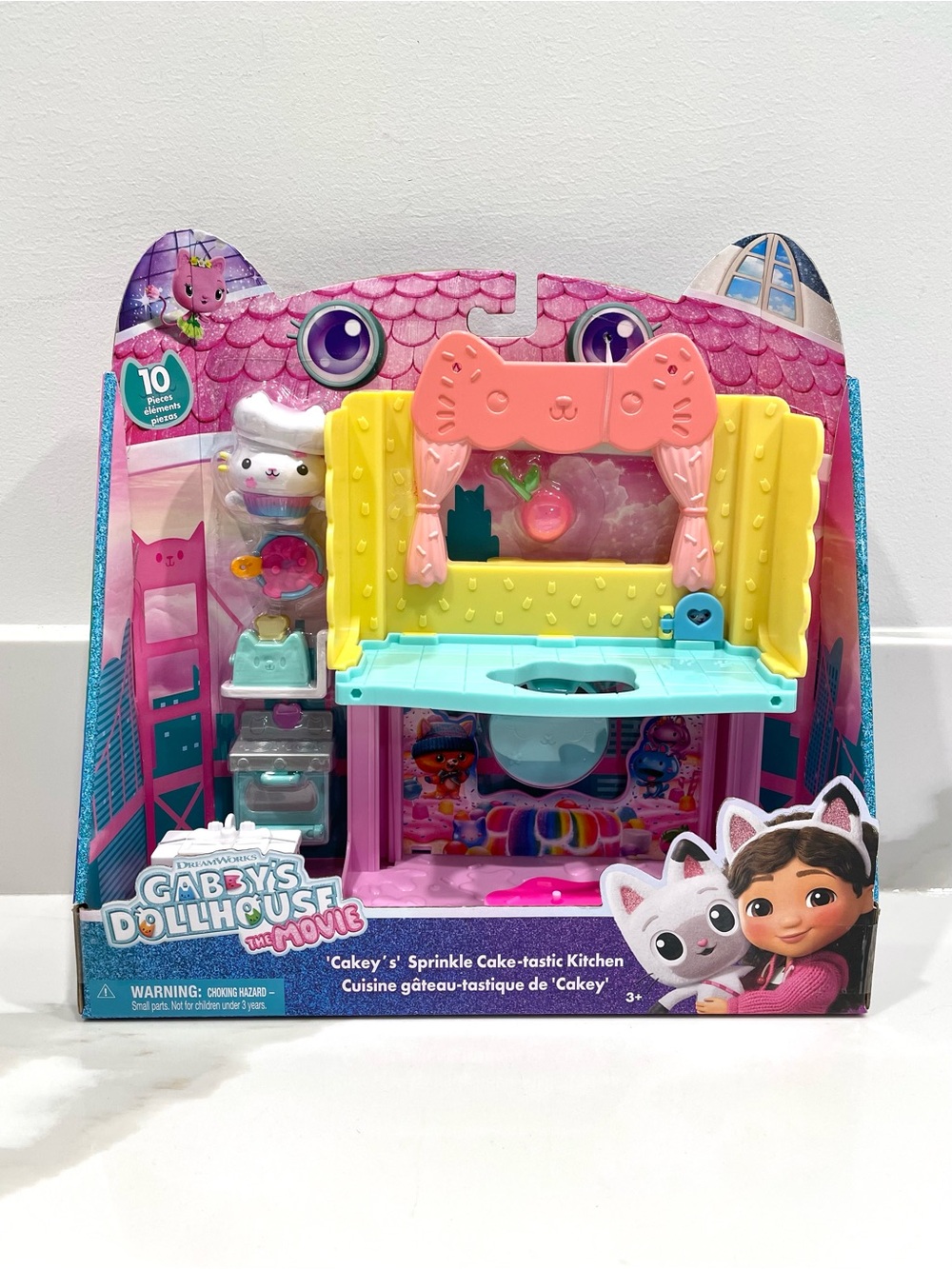 NEW Gabby’s Dollhouse The Movie ‘Cakey’s’ Sprinkle Cake-tastic Kitchen Playset